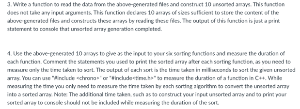 program to create 6 sorting algorithms in C++ 1
